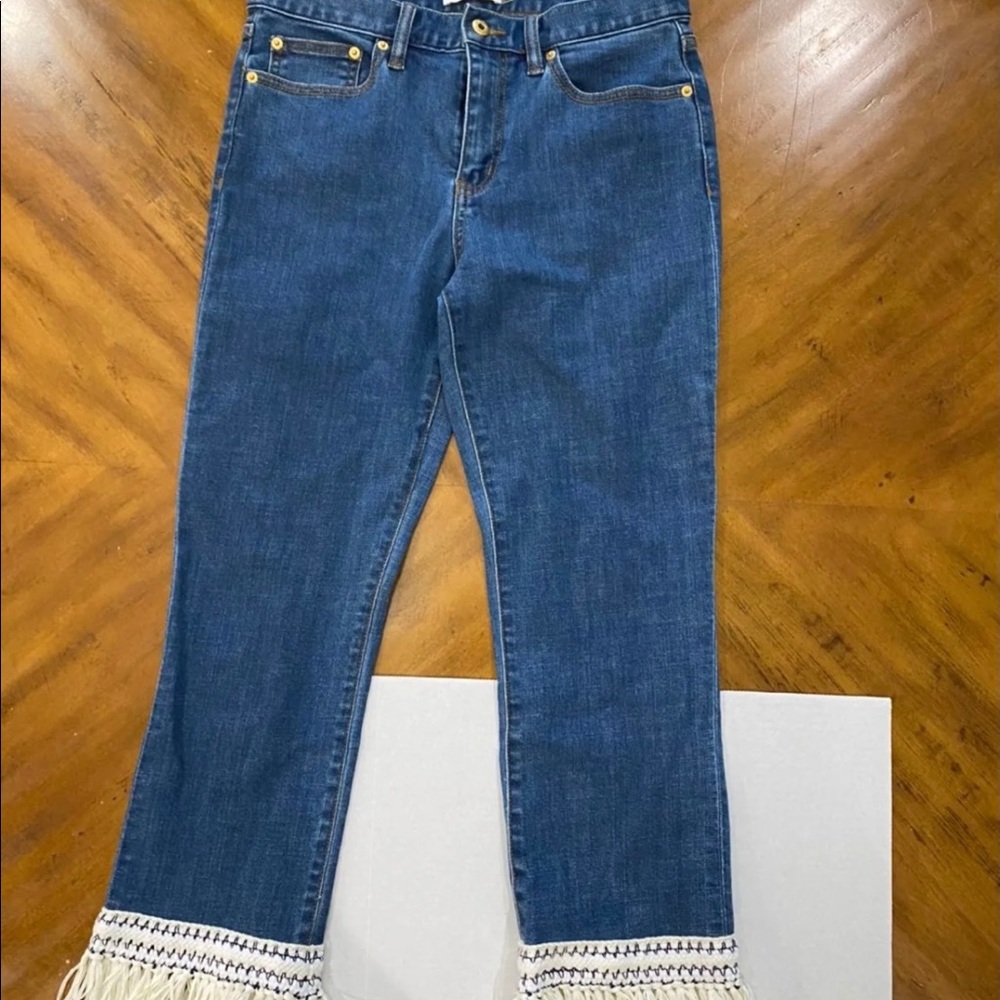 Tory Burch Jeans with fun fringe